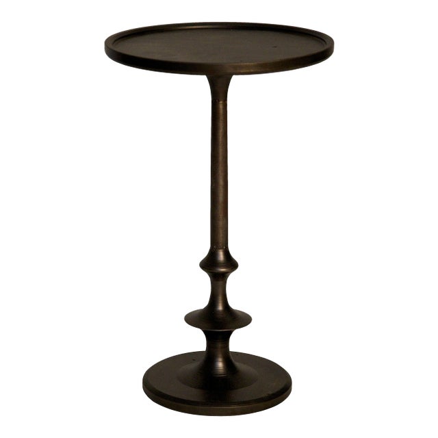 NOIR Terni Side Table in Cast Iron For Sale