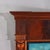 Early 19th Century Sheraton Mahogany Wall Mirror With Eglomise Panel of Red Jacke For Sale - Image 4 of 11