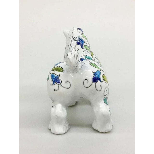 Italian Mancioli Pottery Horse Figure from Raymor, Florence, 1960s For Sale - Image 4 of 7