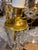 Pair of 6 light French style brass and crystal chandeliers For Sale In New York - Image 6 of 13