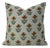 Fabdivine Handcrafted Block Print Cushion Cover 14x36 Inch Thick Linen- Tulip For Sale