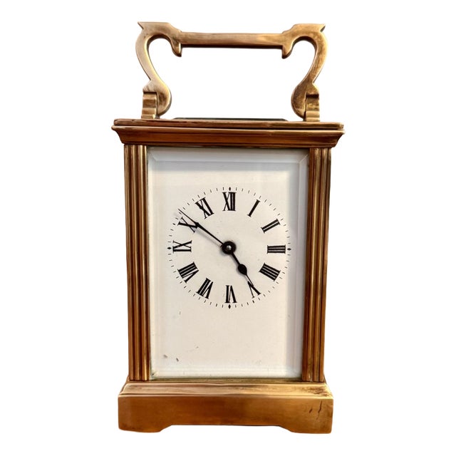 Antique Victorian Brass Carriage Clock, 1880 For Sale