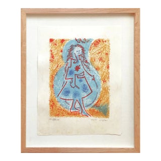Andre Masson Signed Lithograph Une Etoile Du Craie-2 1973 Framed For Sale