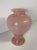 Italian Powder Pink and Gold Leaf Vase in Murano Glass by Barovier & Toso, 1980s For Sale - Image 4 of 10