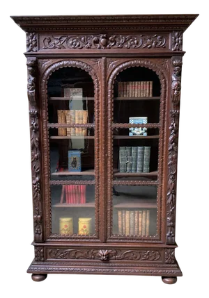 Bookcase in Oak, 1870s