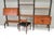 Wood Wall Unit in Teak and Brass by Louis van Teeffelen for Wébé, Netherlands, 1950s, Set of 13 For Sale - Image 7 of 18