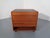 A fold-out, wheeled teak bar from the 1960s by Randers Møbelfabrik. Features a bottle rack and storage space inside the...