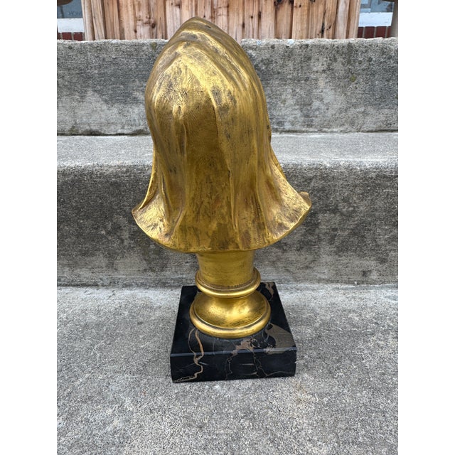 Gorham Manufacturing Co Bronze Madonna Bust For Sale - Image 4 of 10