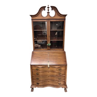 Antique Union Furniture Company Governor Winthrop Secretary, C.1926 For Sale