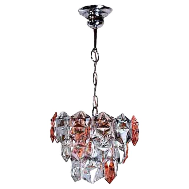 German Chandelier by Kinkeldey, 1970s For Sale