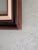 Vintage Wood Picture Frame With Linen Liner & Non-Glare Glass For Sale In Orlando - Image 6 of 9