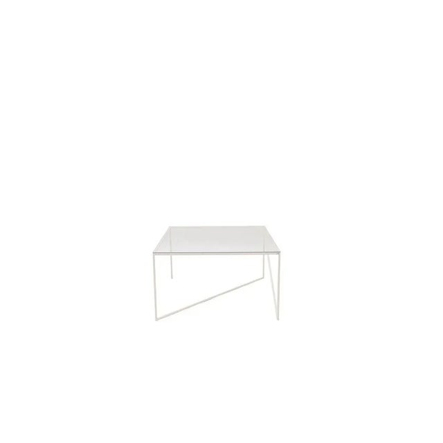 Object 052 coffee table by ng design dimensions: d70 x w70 x h40 cm materials: powder coated steel, tempered glass also...