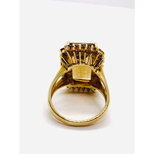 Bochic “Capri” Vintage Citrine & Lemon Quartz — 18K Gold & Silver, Circa 1990 For Sale In New York - Image 6 of 12