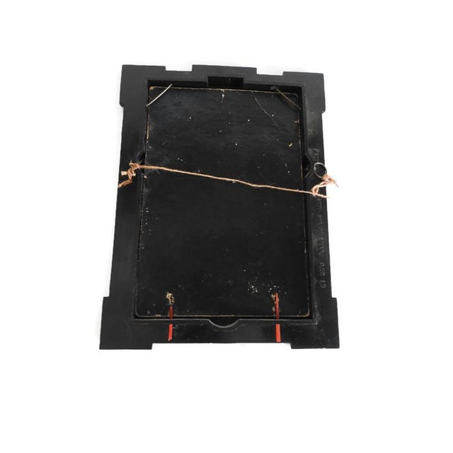 1868 Antique Gutta Percha Wall Picture Frame for 4.5" X 6.5" Picture