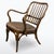 Thonet a 752 armchair designed by josef frank in the 1930s. Bentwood frame with flowing lines, vertical slatted back and...
