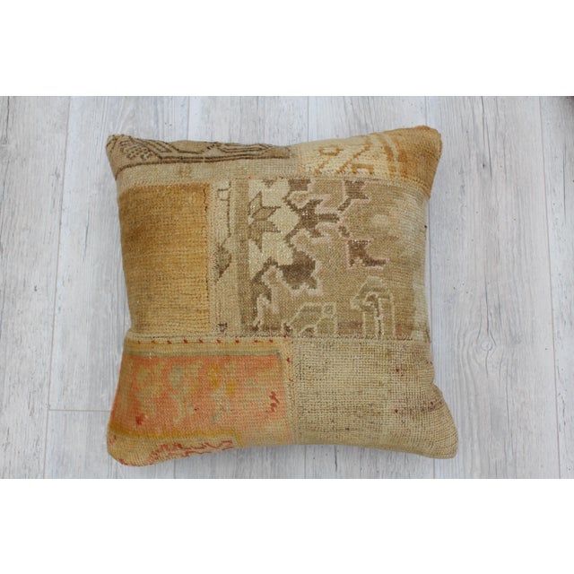Beige Turkish Decorative Pillow Cover - 19.5"x19.5" For Sale - Image 8 of 10