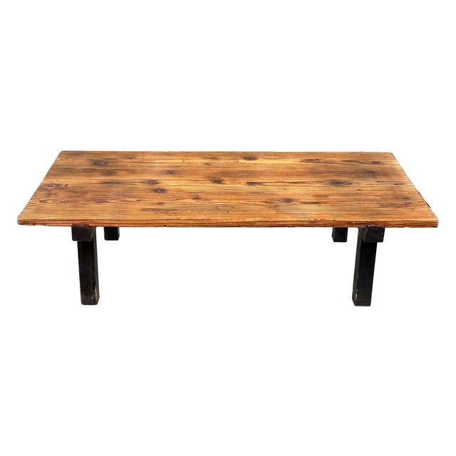 Japanese Early 20th Century Japanese Wood Tea Table For Sale - Image 3 of 3