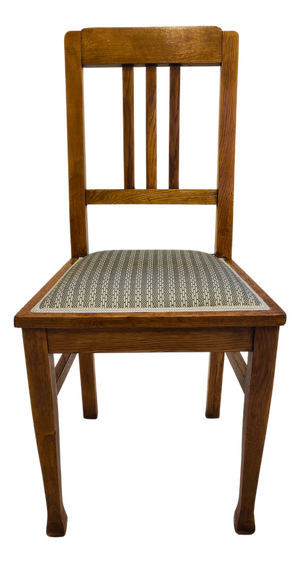 German Art Nouveau Oak Chair, 1900s