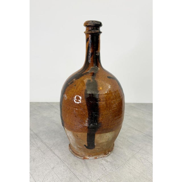 Large Antique Striped Bottle For Sale - Image 11 of 13