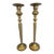 Vintage Indian MCM Solid Brass Candlesticks – 14.5” - Set of 2 For Sale
