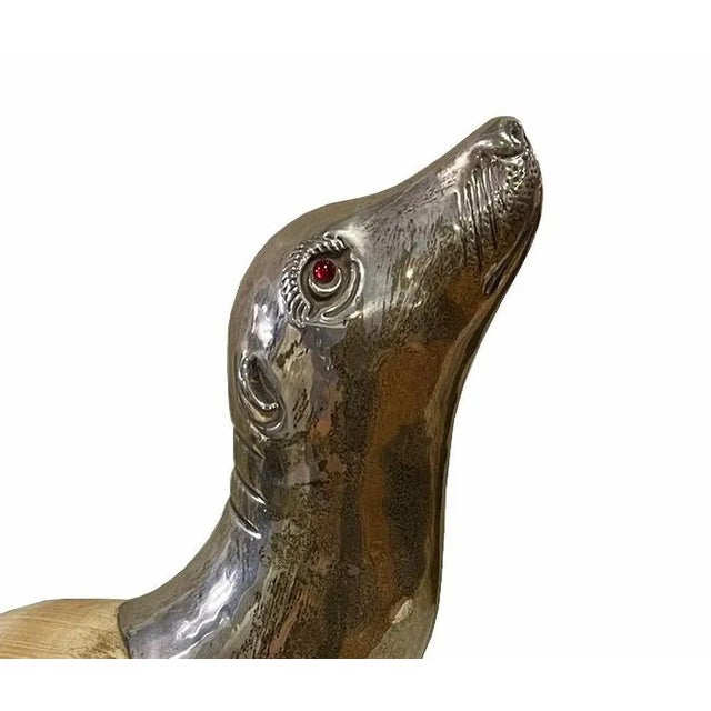 20th Century Italian Sculpture Seal For Sale - Image 3 of 6