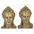 Concorde Busts, Gilded Terracotta, Set of 2 For Sale - Image 5 of 8