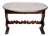 Antique Asse di Coppe Table in Solid Walnut with Side Panels, Italy, 17th Century For Sale