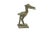 Mid 20th Century Vintage African Oxidized Bronze Stork For Sale - Image 5 of 5
