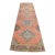 1960s Muted Olive & Terracotta Turkish Runner For Sale