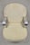 Vintage Mid Century Modern Aluminum Flat Bar Ski Base Cantilever Lounge Chair For Sale - Image 11 of 12