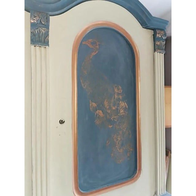 Antique Hand Painted Kitchen Cupboard For Sale - Image 6 of 6