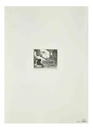 Leo Guida, The Death of Franco, Etching, 1978