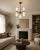 Bring natural stone texture and sculptural form to your interior with this handcrafted brass 6-light chandelier, featuring...