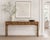 1900 - 1909 Antique Japanese Elmwood Console Table For Sale - Image 5 of 5