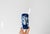 Gorgeous Mid Century white and blue glazed porcelain vase expertly created by artist Bjørn Wiinblad for Rosenthal Germany....
