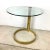 Stunning Leon Rosen style glass top cantilever end table. This table has a design that was made popular in the mid-century...