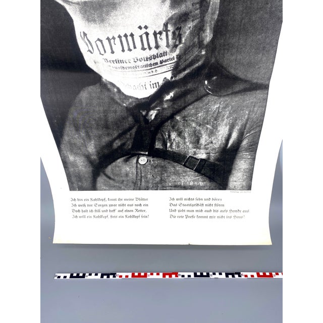 Black John Heartfield, Those Who Read Bourgeois Newspapers Will Become Blind and Deaf, Away with the Stupefaction Bandages!, 1969, Print For Sale - Image 8 of 11