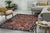 2020s 9x12 Rustic Oriental Red Tribal Geometric Hand Knotted Wool Carpet Rug For Sale - Image 5 of 5
