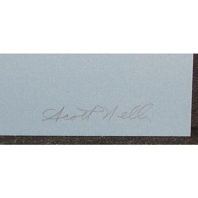 Scott Nellis "Gatun Lake Blue I& Ii" Hand Signed & Numbered Fine Art Serigraph For Sale - Image 9 of 9