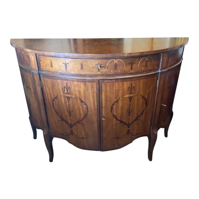 European Crossroads John Richard Demilune Cabinet For Sale