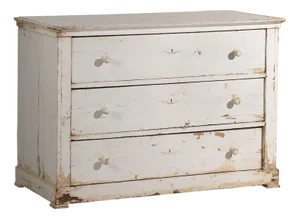 Vintage White Dresser, 1920