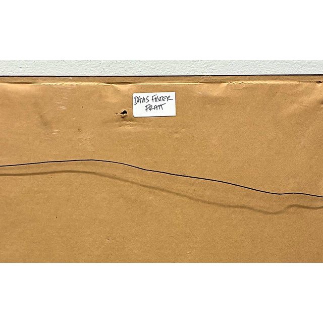 Teal Pacific Theater Naval Battle in Watercolor by David Foster Pratt (1918-2010) For Sale - Image 8 of 9