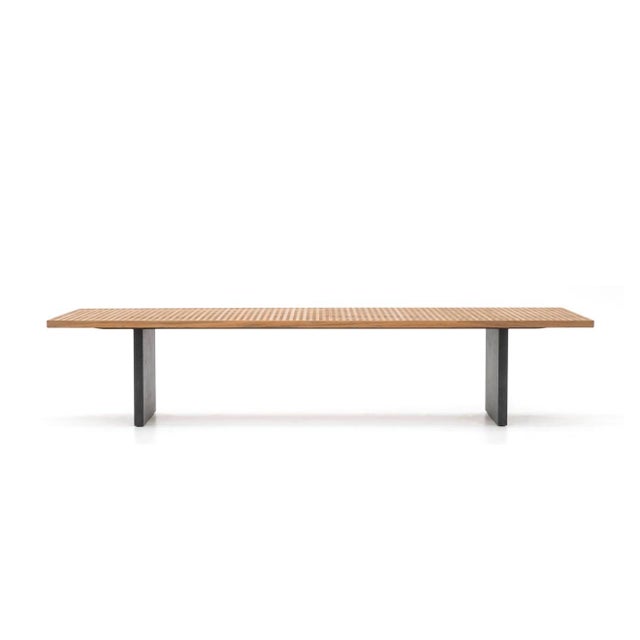 2020s Minotti Quadrado Outdoor Dining Teak Table For Sale - Image 5 of 10