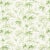 Schumacher Arita Floral Fabric in Leaf For Sale
