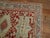 Cranberry Icy Blue Square Size Antique Persian Heriz Scatter Wool Handwoven Rug - 2'9" x 4'3" For Sale - Image 4 of 6