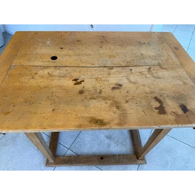Biedermeier Farmhouse Table in Spruce For Sale - Image 15 of 16