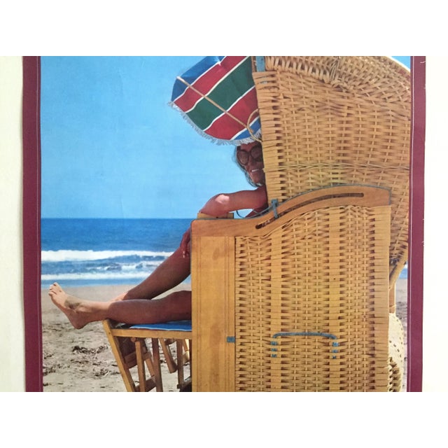 Mid-Century Modern Espana Canary Islands Mid Century Vintage 1960's Collector's Spain Travel Poster For Sale - Image 3 of 13