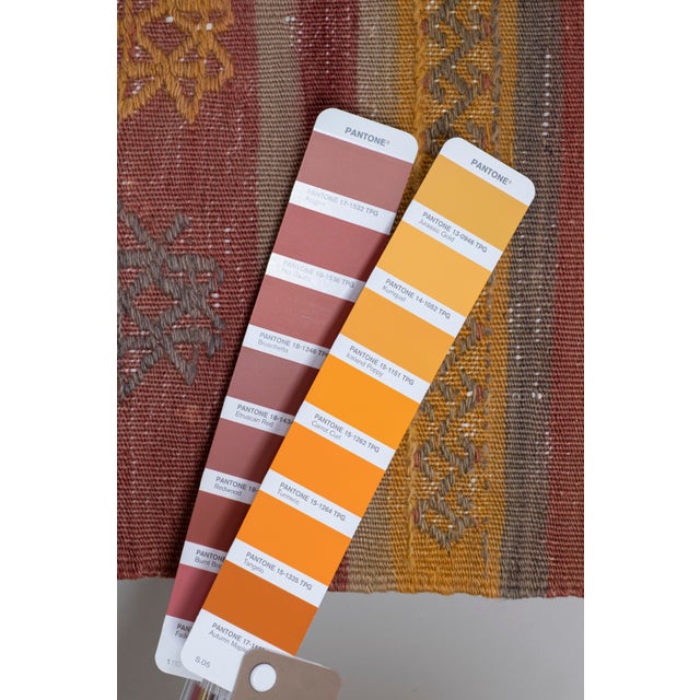 Striped Turkish Kilim Runner Rug 2'3" X 8'10" For Sale - Image 10 of 10