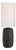 Kelly Wearstler by Visual Comfort Signature Alessio Large Table Lamp in Aged Iron with Linen Shade For Sale