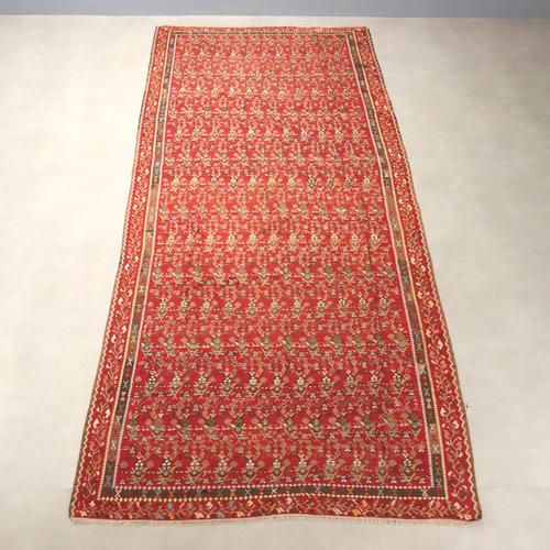 Turkish Kilim Rug in Wool For Sale - Image 3 of 8